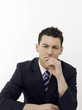 Businessman thinking