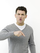 Angry man