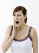 Woman in shock
