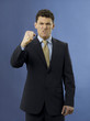 Serious- looking businessman