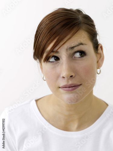 Photo: Woman thinking Woman thinking