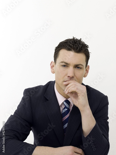 Photo: Businessman thinking Businessman thinking