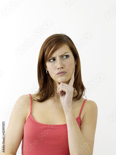 Photo: Woman thinking Woman thinking
