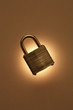 A padlock