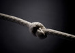 Rope with knot in the middle