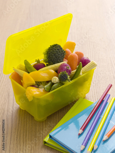 Photo: Vegetables in a lunch box Vegetables in a lunch box