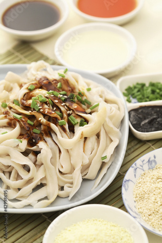 Photo: Knife-sliced noodles Knife-sliced noodles