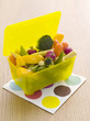 Vegetables in a lunch box
