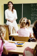 Children and teacher in the classroom