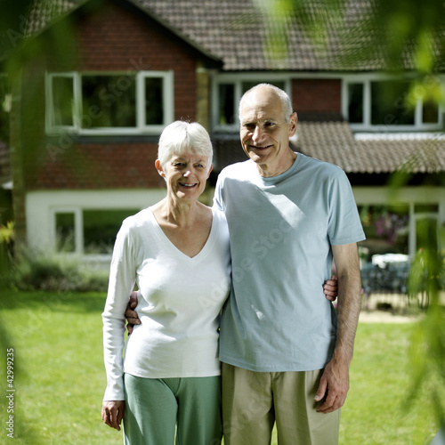 Photo: Senior couple posing for the camera Senior couple posing for the camera