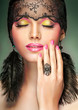 Pink make up