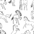 seamless wallpaper horses