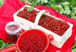 Johannisbeeren werden verarbeitet