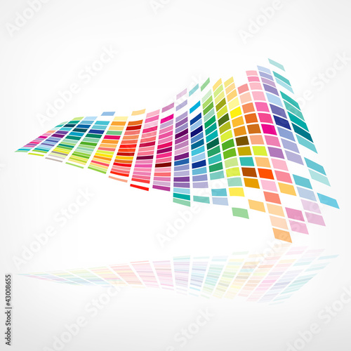Colorful background mosaic pattern design, vector