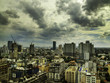 Foto: The cityscape- cityscape with heavy vignette. The cityscape- cityscape with heavy vignette.