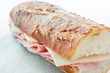 sandwich of ham and cheese