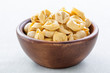 bowl of raw tortellini