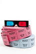 Photo: 3D Glasses and Movie Tickets 3D Glasses and Movie Tickets