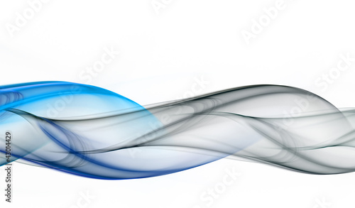 Illustration: Elegant blue fractal background Elegant blue fractal background