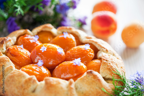 Photo: Tart with apricots Tart with apricots