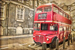 Foto: Bus vintage à Londres Bus vintage à Londres
