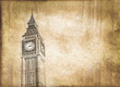 Big Ben vintage - London, UK