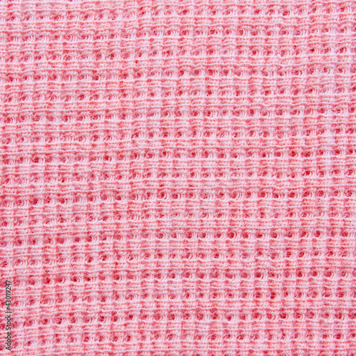 Photo: Close-up pink fabric textile texture for background Close-up pink fabric textile texture for background