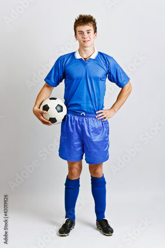 Photo: Soccer player with ball Soccer player with ball