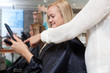 Digital Tablet at Hair Salon