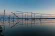 Foto: Traditional stake nets for salmon in Scotland Traditional stake nets for salmon in Scotland