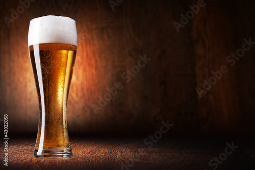 Foto: glass with beer glass with beer