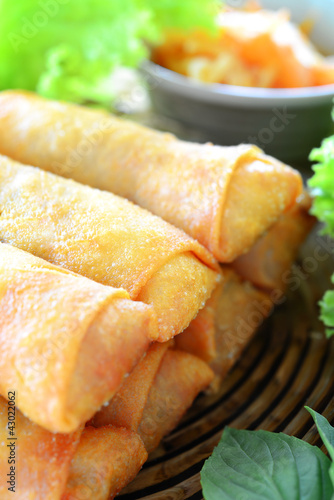Photo: spring rolls spring rolls