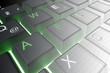 Tastatur-Raster Verlauf weiß
