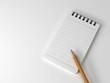 Memopad and pencil