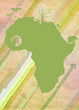 A beautiful African continent map background