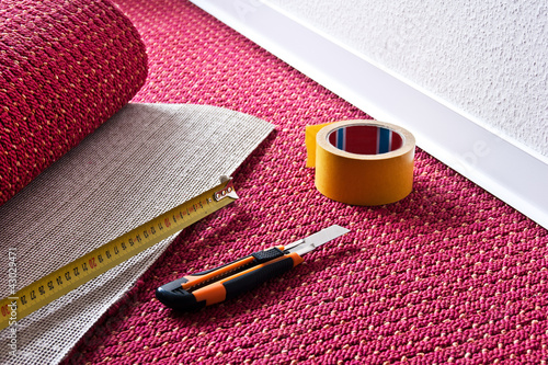 Photo: Teppich verlegen Teppich verlegen