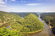 Saar loop aka Saarschleife ay Orscholz near Mettlach