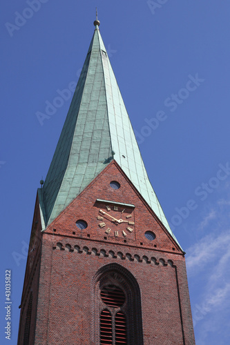 Foto: Turm der Nikolaikirche in Kiel Turm der Nikolaikirche in Kiel