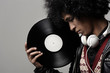 Music DJ portrait