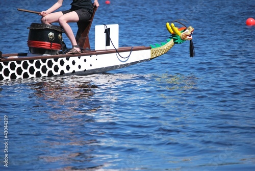 Foto: Teil eines Drachenbootes Teil eines Drachenbootes