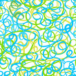 Vector: Seamless abstract curly wave pattern Seamless abstract curly wave pattern