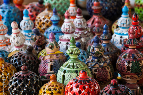 Photo: Tunisian Lamps at the Market in Djerba Tunisia Tunisian Lamps at the Market in Djerba Tunisia