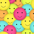 seamless vector smileys