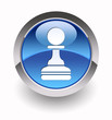 "Pawn glossy icon" (Chess collection: 2/7)