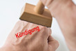 Kündigung