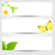 Banners With Butterfly