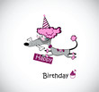 Birthday poodle