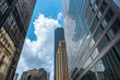 Toronto downtown  skyscrapers on Bay Street