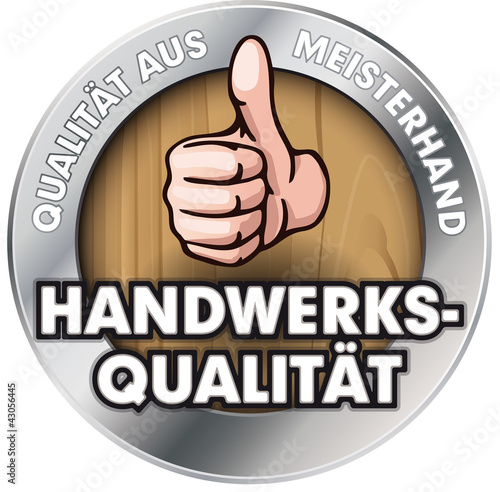 Vektor: Siegel Handwerksqualität Siegel Handwerksqualität