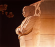 Photo: Martin Luther King Memorial Cherry Blossoms Evening Washington Martin Luther King Memorial Cherry Blossoms Evening Washington